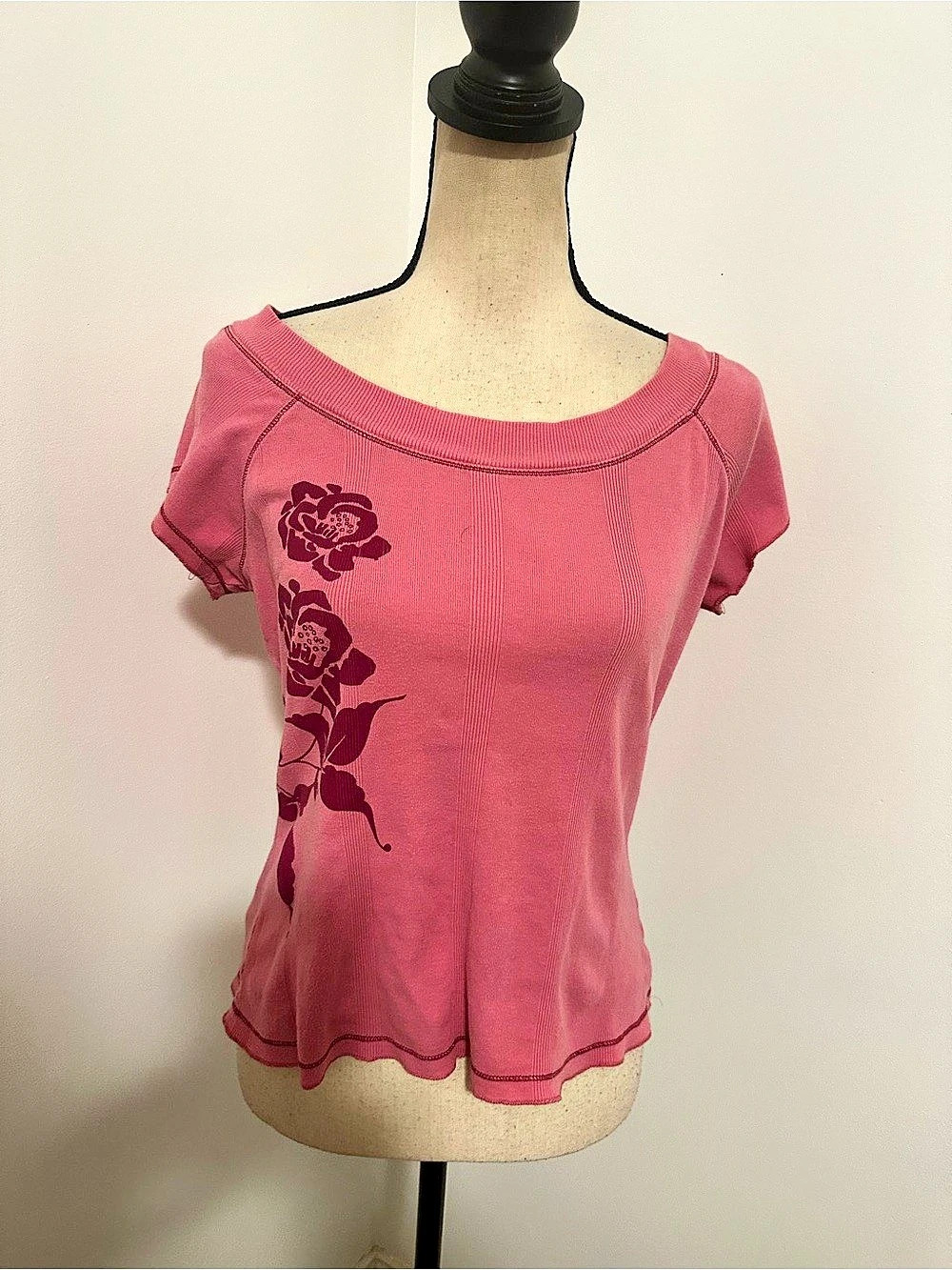 Floral Short Sleeve Top